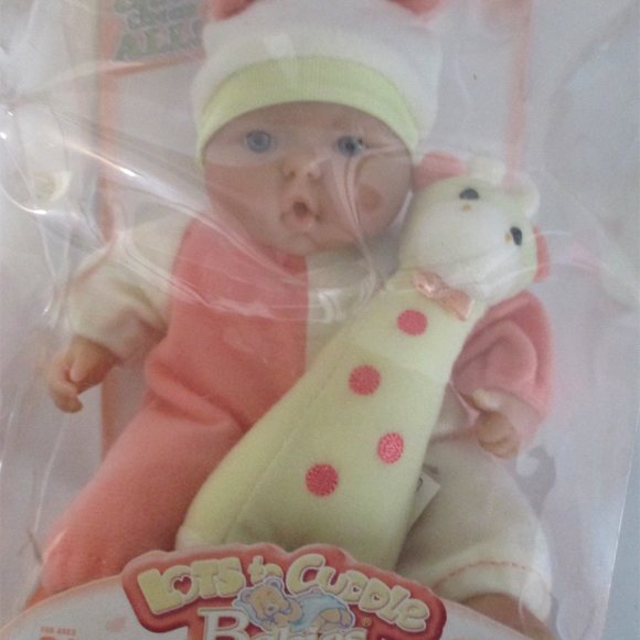 2008 Berenguer Lots to Cuddle Doll with Toy in Original Package Cute Expression - Picture 2 of 6